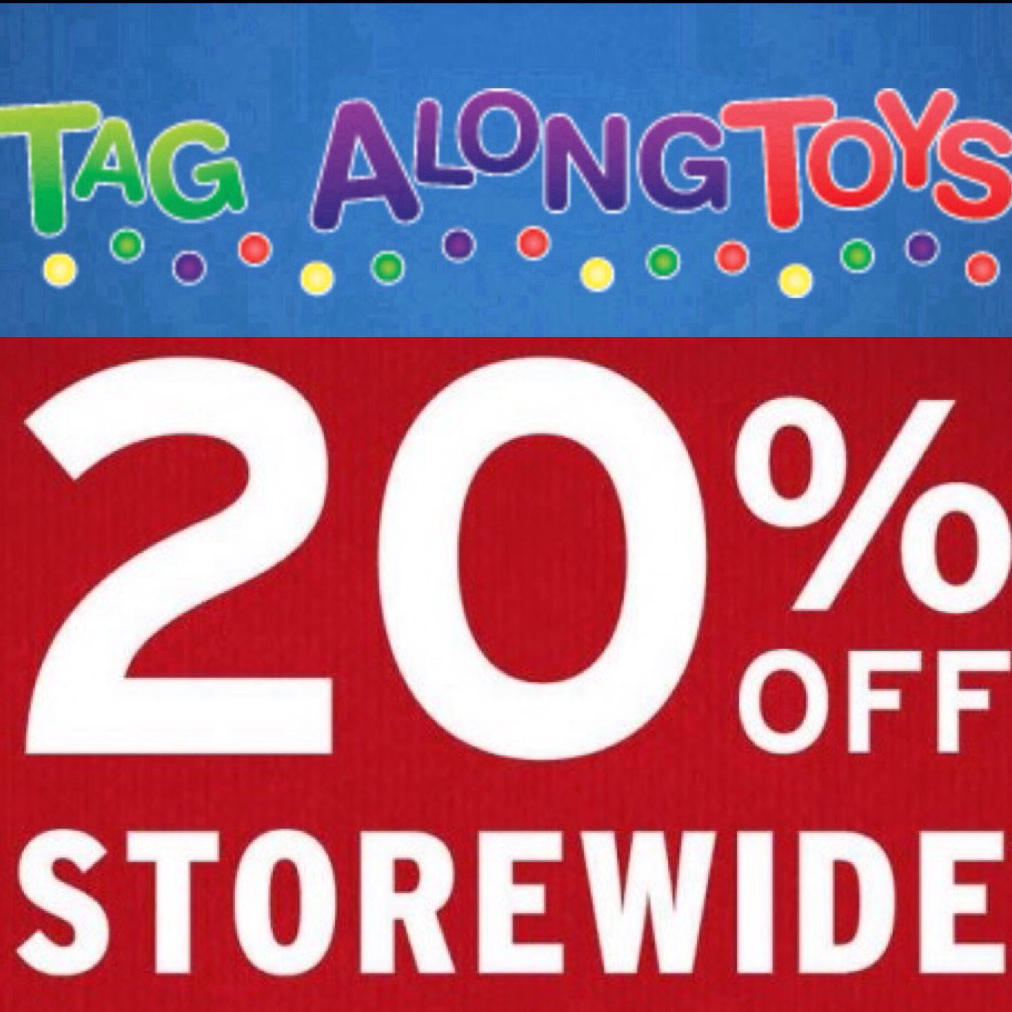 tag along toys sale