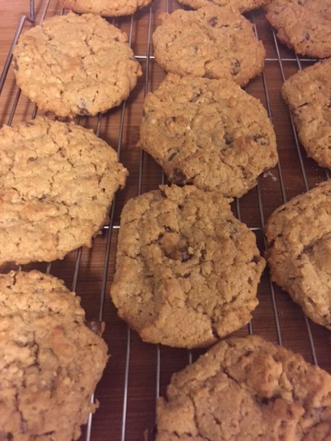 peanut butter oatmeal chocolate cookies