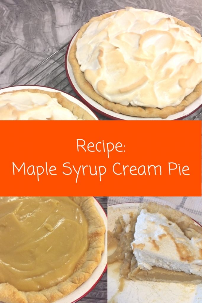 Recipe Maple Syrup Cream Pie A Little Bit Of Momsense