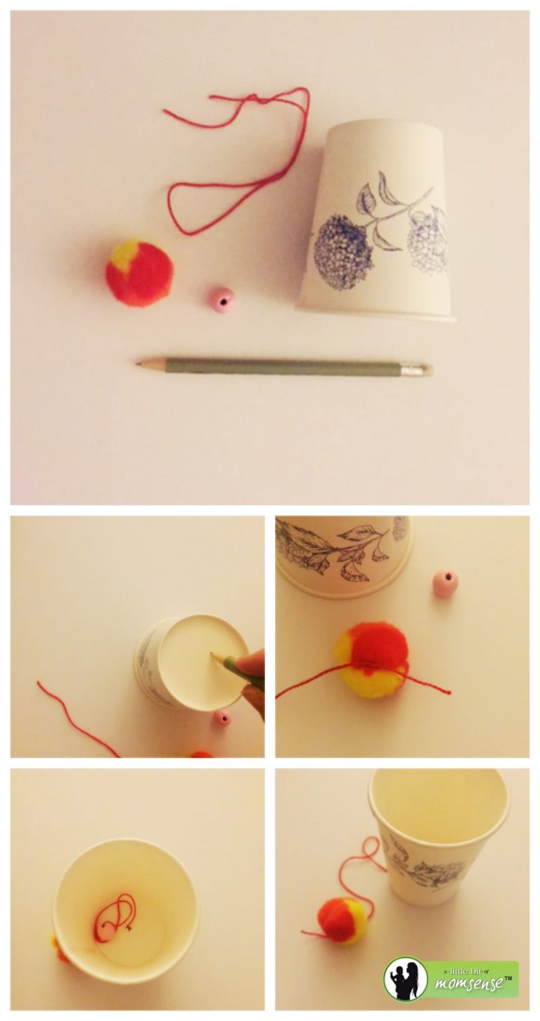 Activity Make your own Cup and Ball A Little Bit of Momsense