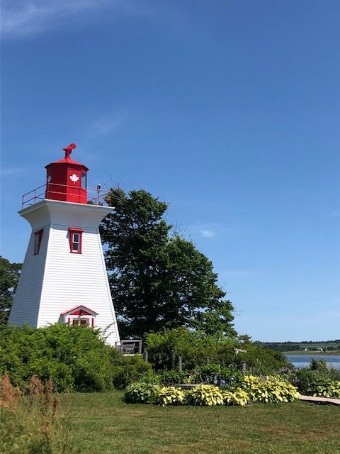 lighthouse in victoria by the sea, pei