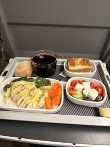 via rail business class dinner